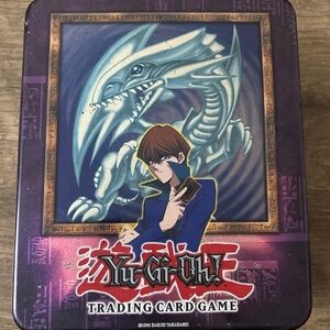 Yu-Gi-Oh 2003 Kaiba Blue-Eyes White Dragon Collectible Tin EMPTY